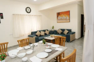 Specious Living Room at Kihim beach villa