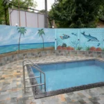 Private swimming pool at Kihim Corner Villa, Alibaug